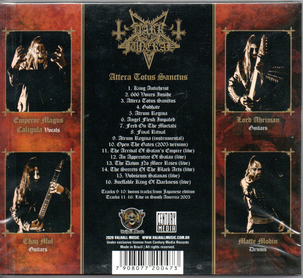 DARK FUNERAL - ATTERA TOTUS SANCTUS - DELUXE - Imagen 2