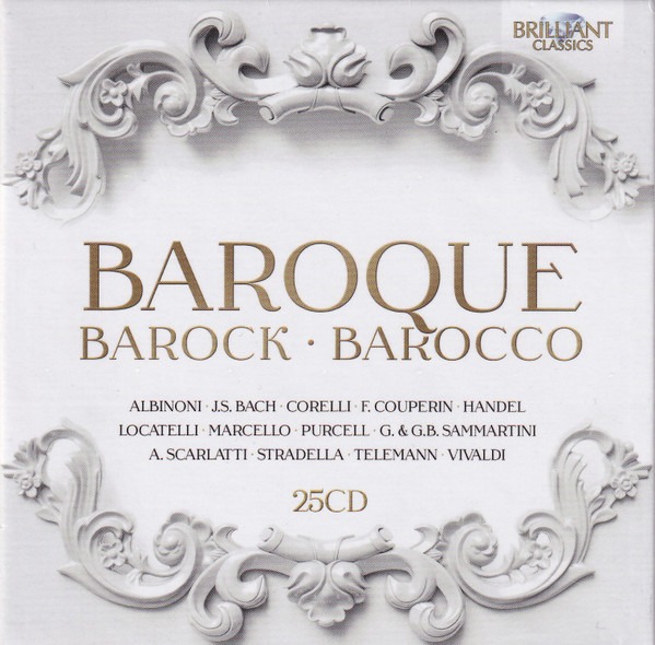 ALBINONI / BACH / CORELLI / COUPERIN / HANDELL / LOCATELLI / MARCELLO / PURCELL / SAMMARTINI / SCARLATTI / GUASTAVINO / TELEMANN / VIVALDI - BAROQUE BAROCK BAROCCO