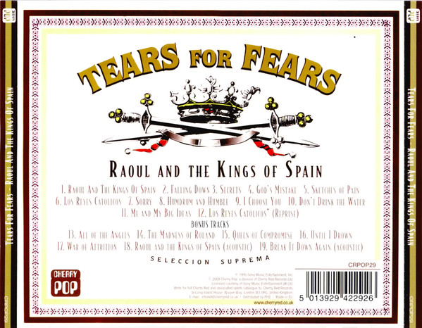 TEARS FOR FEARS - RAOUL AND THE KINGS OF SPAIN - Imagen 2
