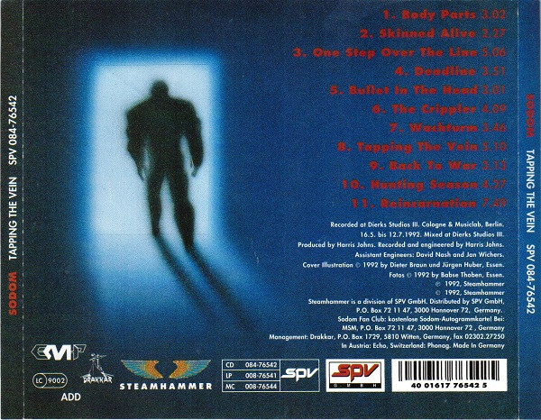 SODOM - TAPPING THE VEIN - Imagen 2