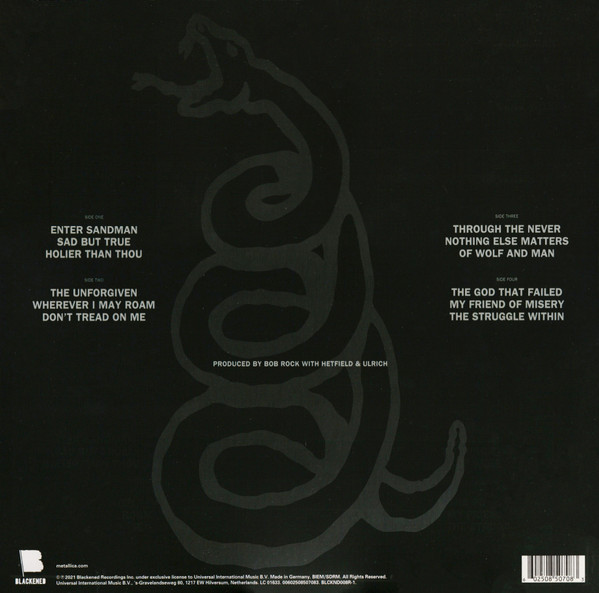 METALLICA - METALLICA - THE BLACK ALBUM - Imagen 3