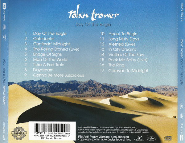 ROBIN TROWER - DAY OF THE EAGLE - THE BEST OF ROBIN TROWER - Imagen 3