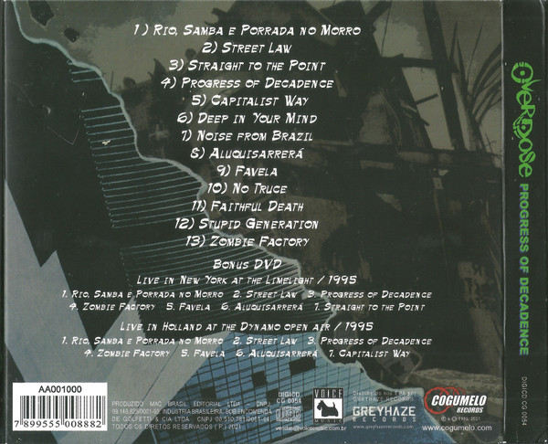 OVERDOSE - PROGRESS OF DECADENCE - Imagen 2