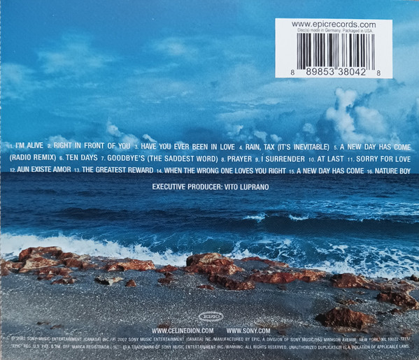 CELINE DION - A NEW DAY HAS COME - Imagen 3