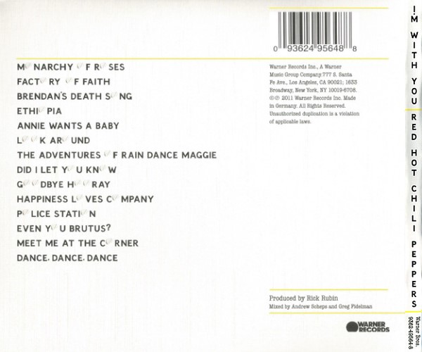 RED HOT CHILI PEPPERS - IM WITH YOU - Imagen 3
