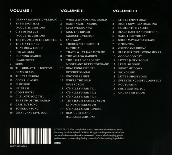 NICK CAVE & THE BAD SEEDS - B-SIDES & RARITIES - PART I - Imagen 2