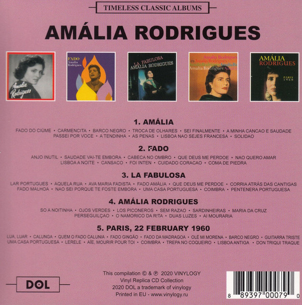 AMALIA RODRIGUES - TIMELESS CLASSIC ALBUMS - Imagen 2