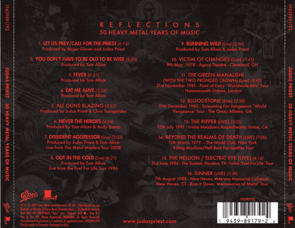 JUDAS PRIEST - REFLECTIONS - 50 HEAVY METAL YEARS OF MUSIC - Imagen 3