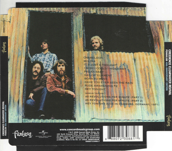 CREEDENCE CLEARWATER REVIVAL - PENDULUM - Imagen 3