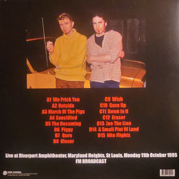 NINE INCH NAILS AND DAVID BOWIE - LIVE AT RIVERPORT BROADCAST - Imagen 2