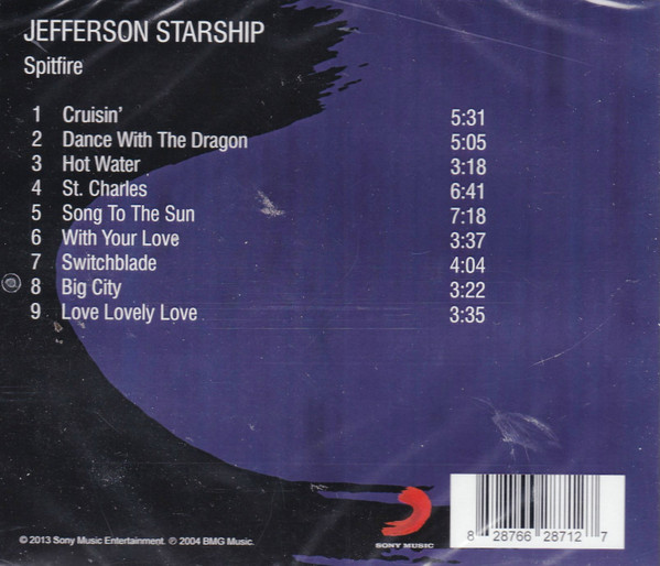 JEFFERSON STARSHIP – SPITFIRE - Imagen 2