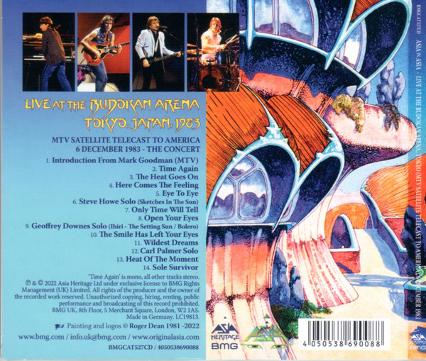 ASIA - ASIA IN ASIA / LIVE AT THE BUDOKAN TOKYO 1983 - Imagen 2