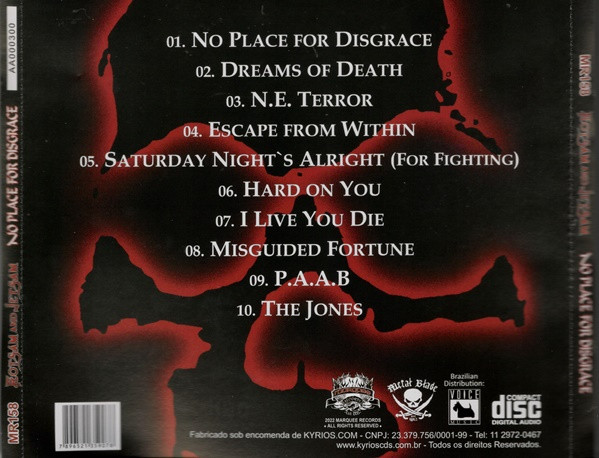 FLOTSAM AND JETSAM - NO PLACE FOR DISGRACE 2014 - Imagen 2