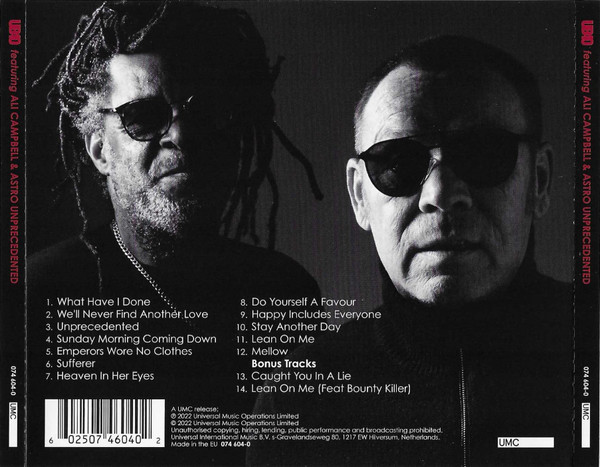 UB40 - UNPRECEDENTED - Imagen 2