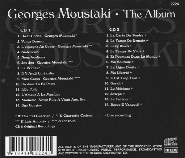 GEORGES MOUSTAKI - THE ALBUM - Imagen 2