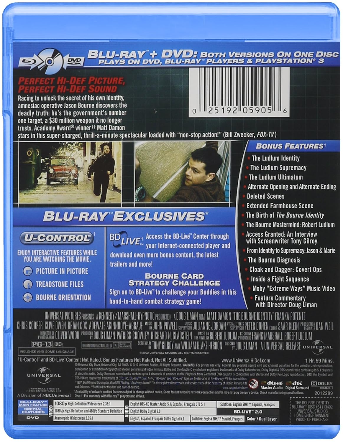 THE BOURNE - IDENTITY - Imagen 2