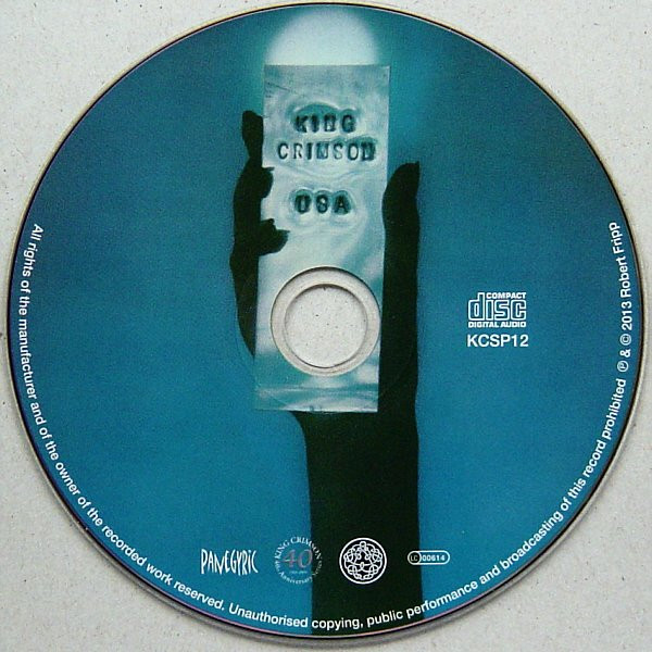 KING CRIMSON - USA - 40th ANNIVERSARY SERIES - Imagen 3