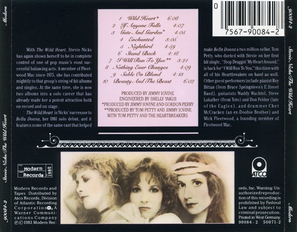 STEVIE NICKS - THE WILD HEART - Imagen 2