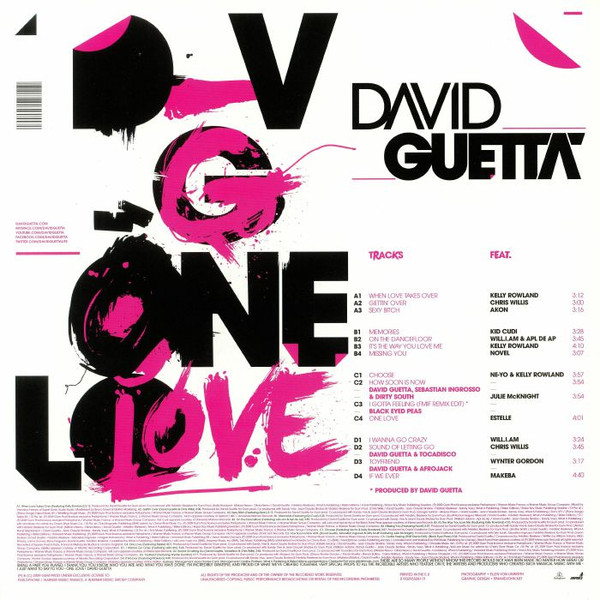 DAVID GUETTA - ONE LOVE - Imagen 3
