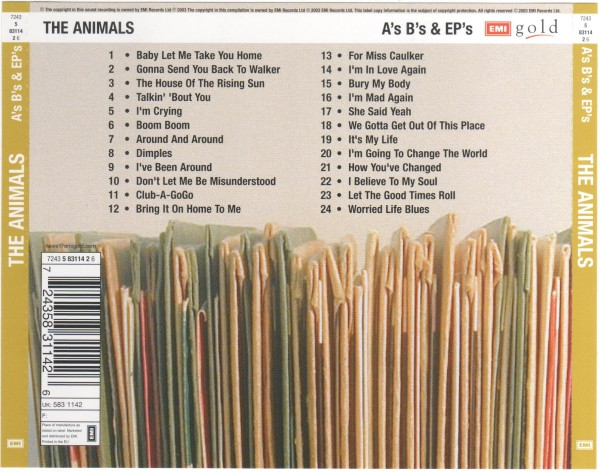THE ANIMALS - AS BS & EPS - Imagen 2