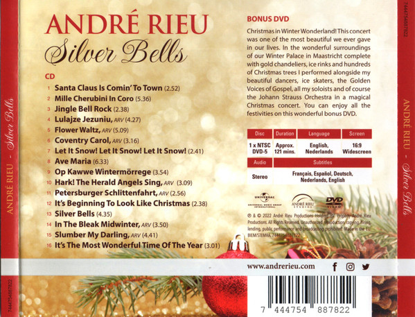 ANDRE RIEU AND HIS JOHANN STRAUSS ORCHESTRA - SILVER BELLS - Imagen 2