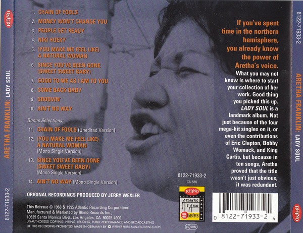 ARETHA FRANKLIN - LADY SOUL - Imagen 2