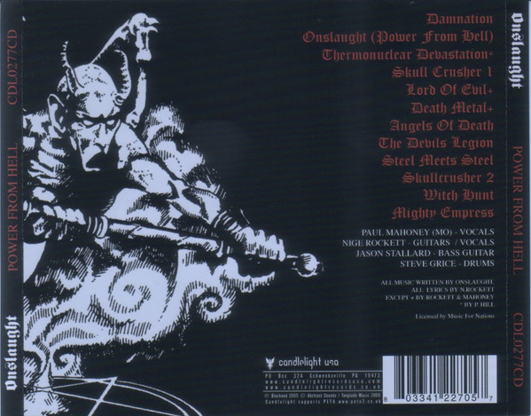 ONSLAUGHT - POWER FROM HELL - Imagen 2