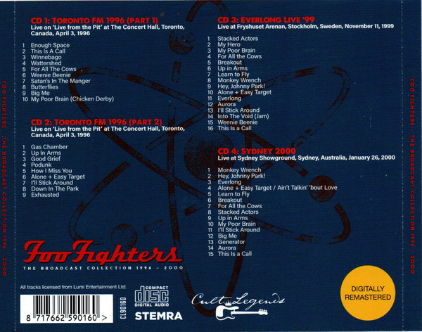 FOO FIGHTERS - THE BROADCAST COLLECTION 1996-2000 - Imagen 2