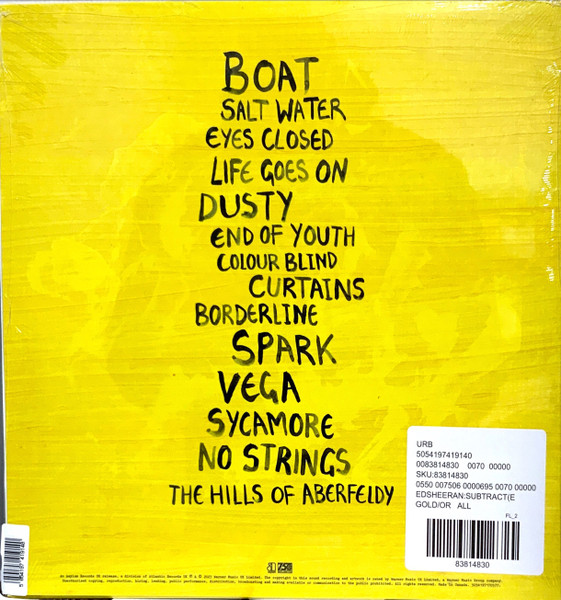 ED SHEERAN - SUBTRACT - Imagen 2