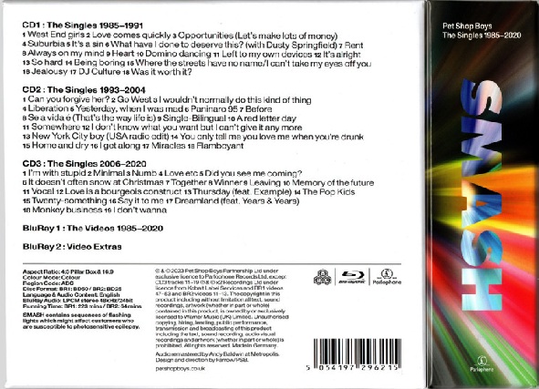 PET SHOP BOYS - SMASH THE SINGLES 1985-2020 - Imagen 3
