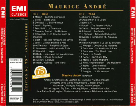 MAURICE ANDRE - EDITION DU 75EME ANNIVERSAIRE - Imagen 2