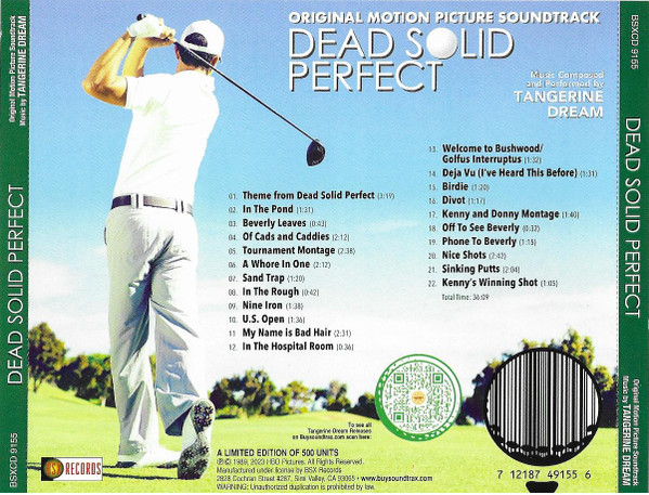 DEAD SOLID PERFECT - TANGERINE DREAM - SOUNDTRACK - Imagen 3