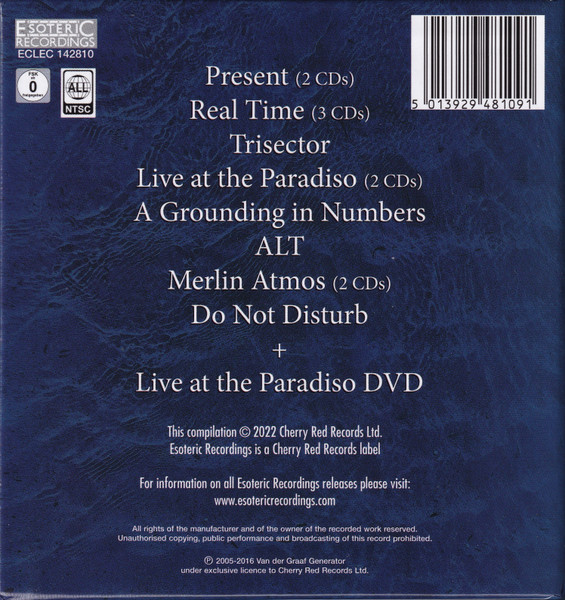 VAN DER GRAAF GENERATOR - INTERFERENCE PATTERNS - THE RECORDINGS 2005-2016 - Imagen 3