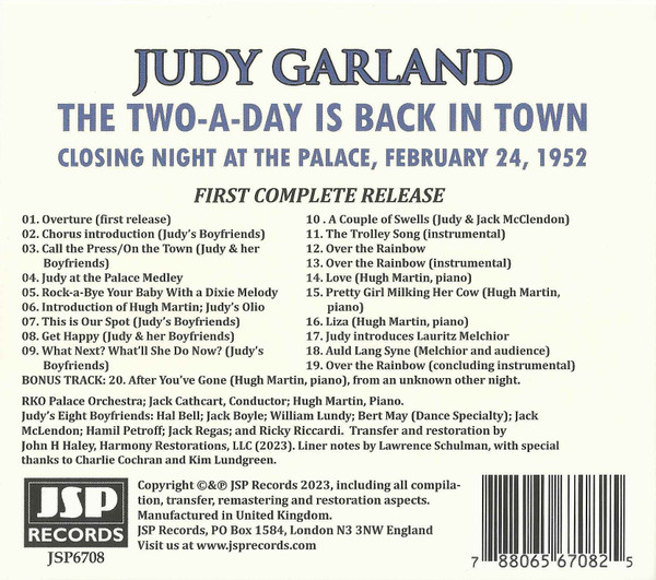JUDY GARLAND - THE TWO-A-DAY IS BACK IN TOWN - Imagen 2