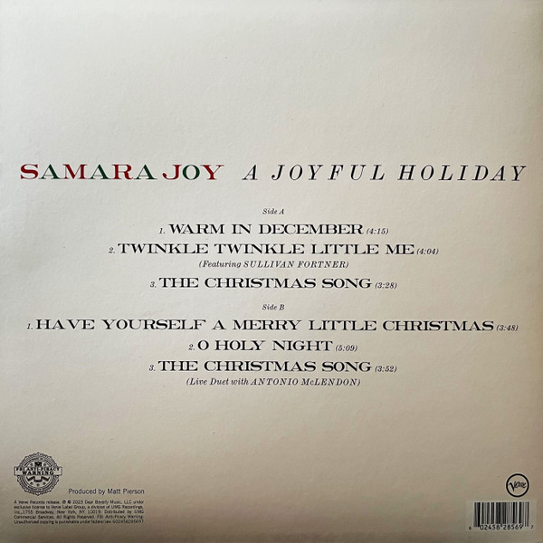 SAMARA JOY - A JOYFUL HOLIDAY - Imagen 2