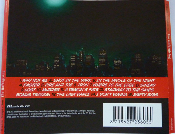 WITHIN TEMPTATION - THE UNFORGIVING - Imagen 2