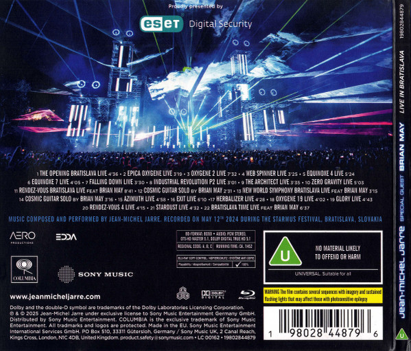 JEAN MICHEL JARRE SPECIAL GUEST BRIAN MAY - LIVE IN BRATISLAVA - Imagen 2