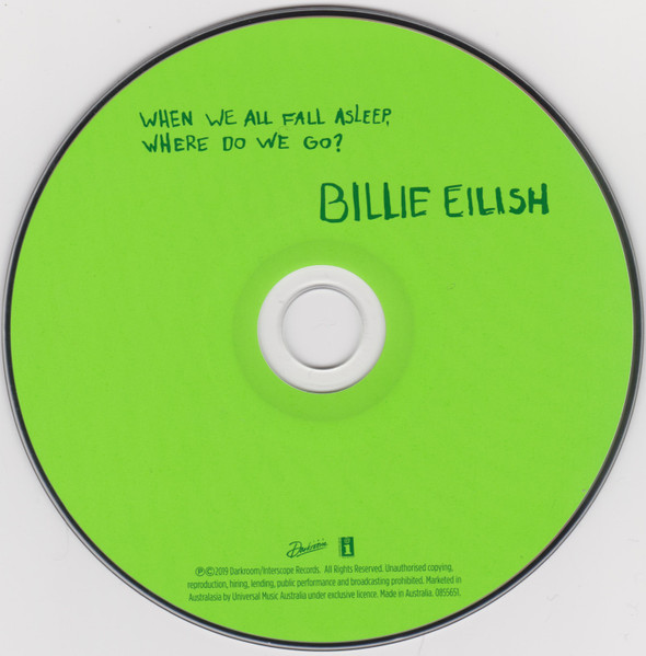 BILLIE EILISH - WHEN WE ALL FALL SLEEP WHERE DO WE GO ? - Imagen 2
