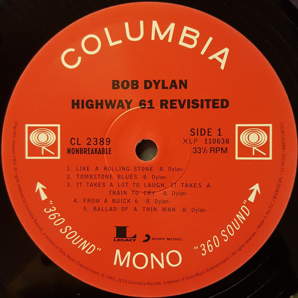 BOB DYLAN - HIGHWAY 61 REVISITED - Imagen 2