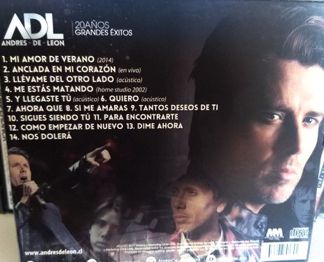 ANDRES DE LEON - 20 AÑOS - GRANDES EXITOS - Imagen 2