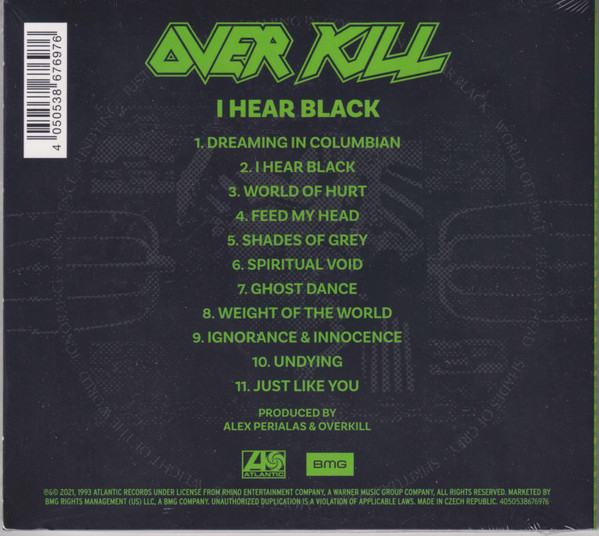 OVERKILL - I HEAR BLACK - Imagen 2