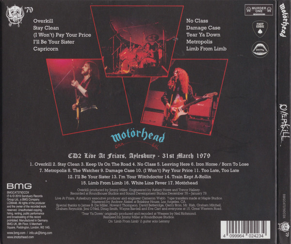 MOTORHEAD - OVERKILL - Imagen 2