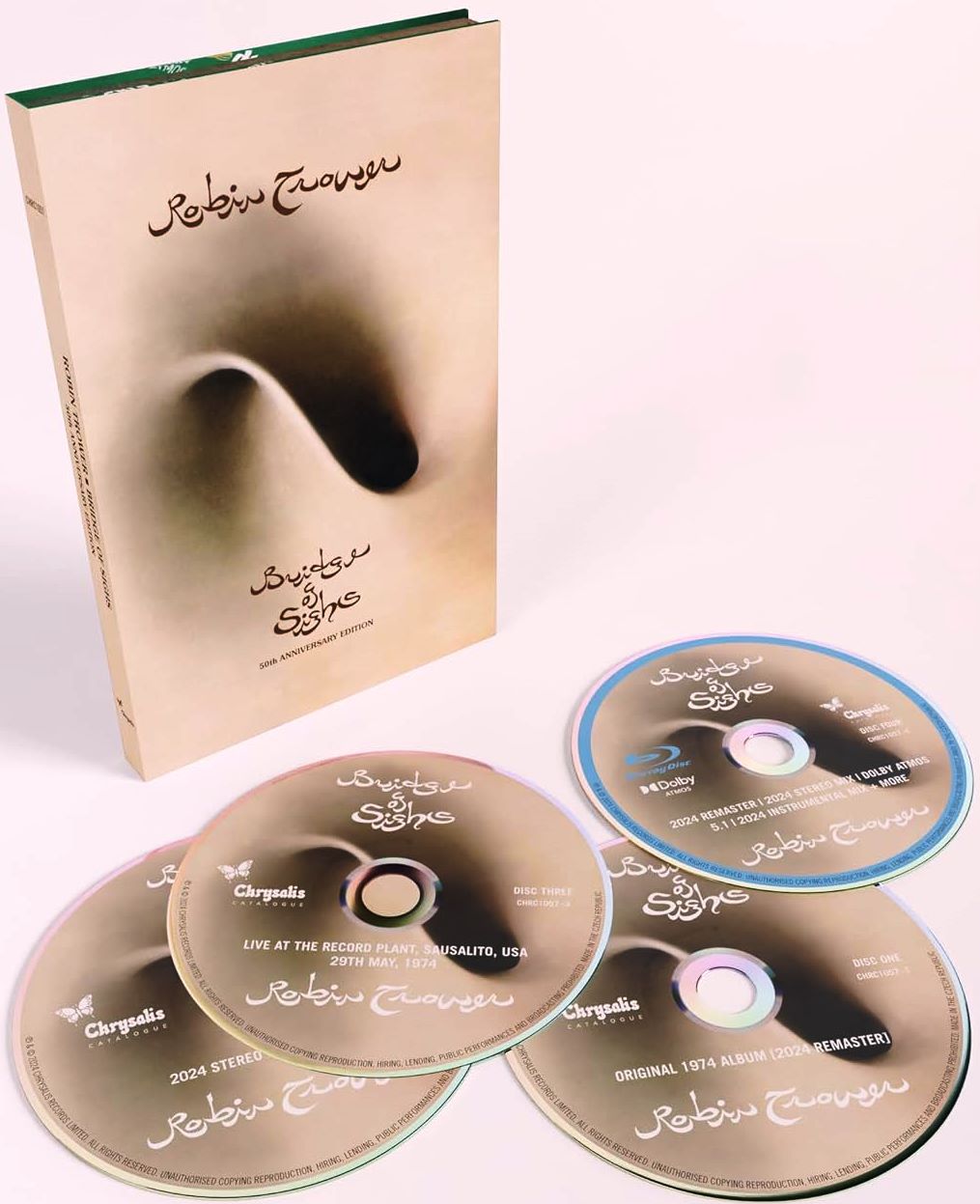 ROBIN TROWER - BRIDGE OF SIGHS - 50th ANNIVERSARY EDITION