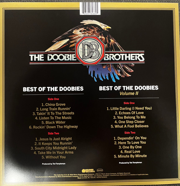 THE DOOBIE BROTHERS - BEST OF THE DOOBIES / BEST OF THE DOOBIES VOLUME II - Imagen 2
