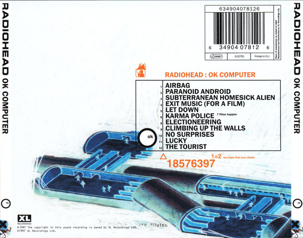 RADIOHEAD - OK COMPUTER - Imagen 2