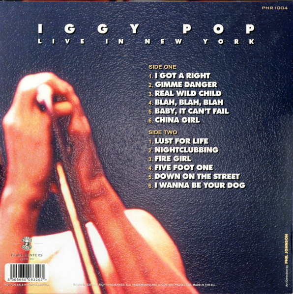 IGGY POP - LIVE IN NEW YORK - LIVE RADIO BROADCAST - Imagen 2