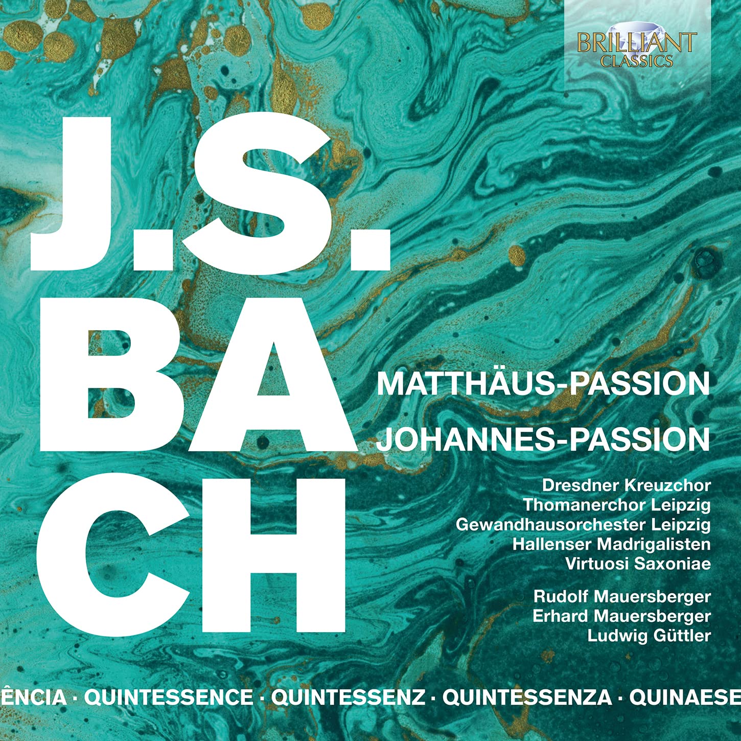 J S BACH / DRESDNER KREUZCHOR - MATTHAUS PASSION / JOHANNES PASSION