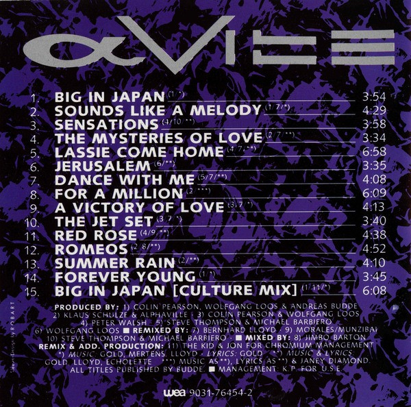 ALPHAVILLE - FIRST HARVEST 1984-92 - Imagen 2