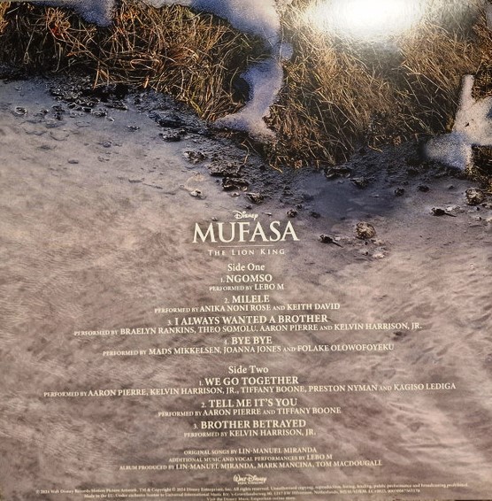 LIN-MANUEL MIRANDA - MUFASA - THE LION KING - SOUNDTRACK - Imagen 2