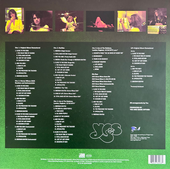 YES - CLOSE TO THE EDGE - DEFINITIVE VERSION - Imagen 2